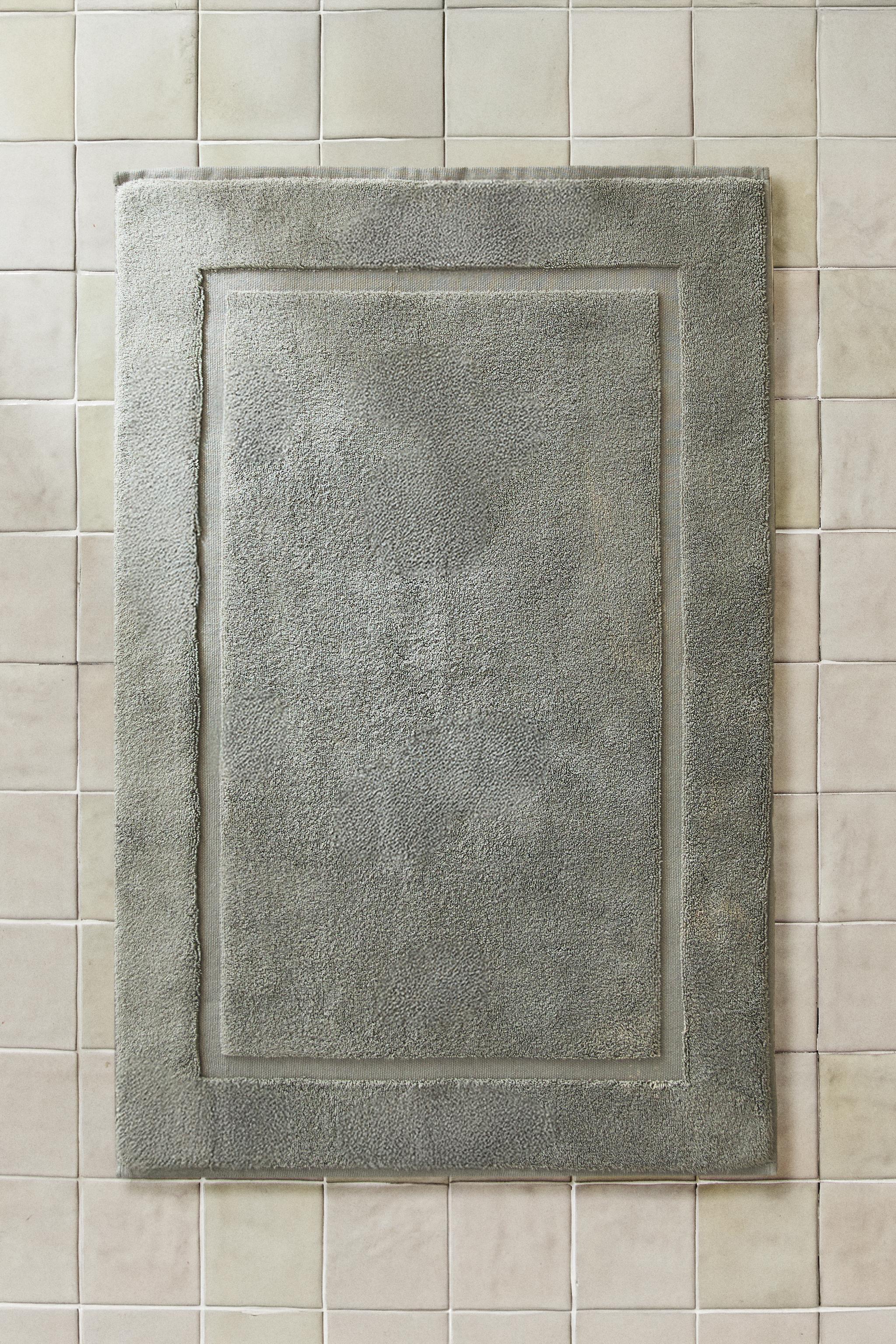 NON-SLIP SOFT TERRYCLOTH BATH MAT